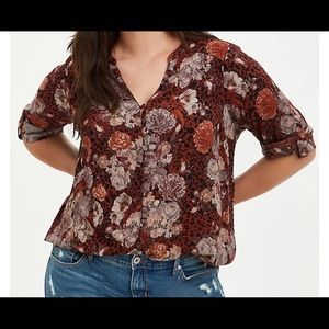 Floral Print Women's Top By Torrid